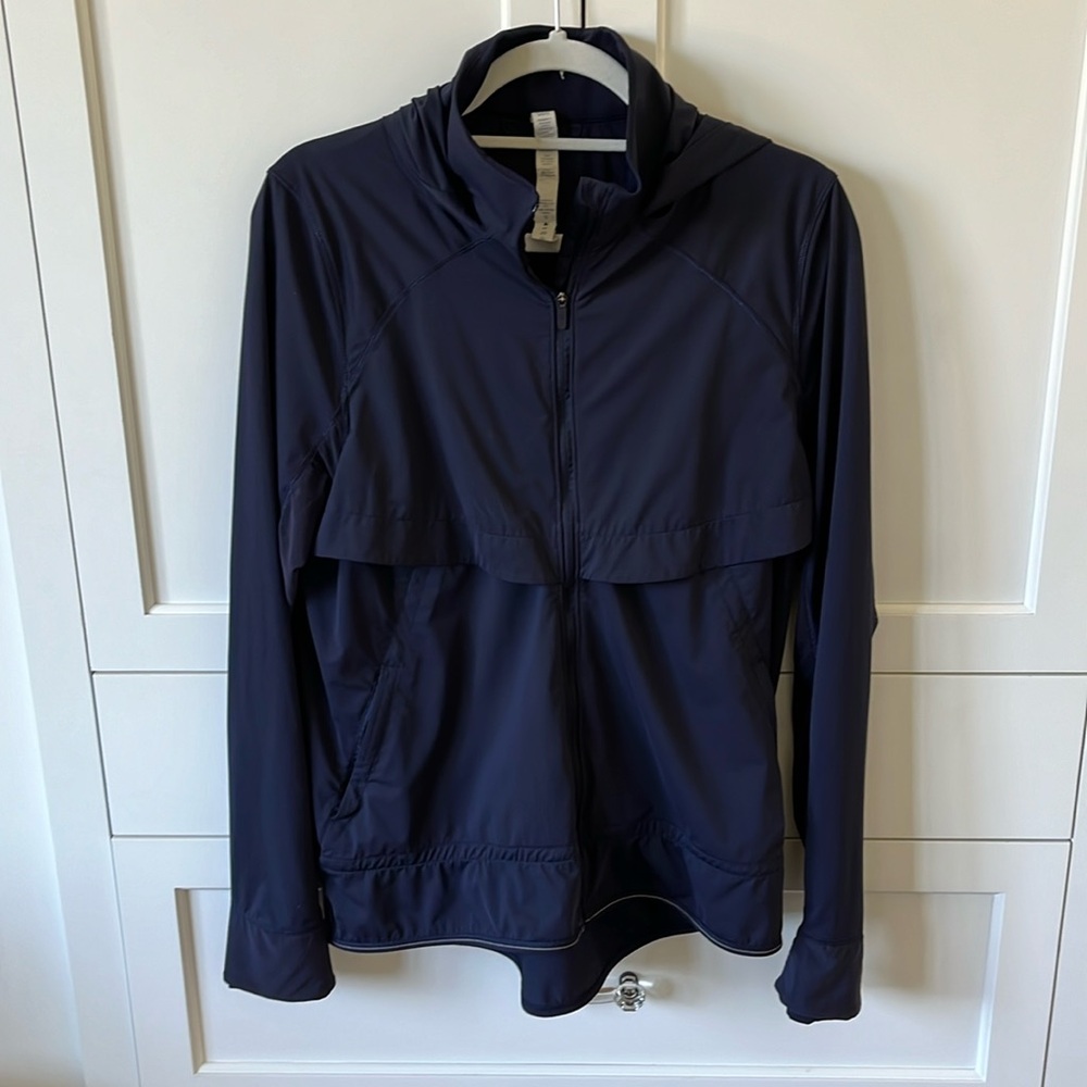 Lululemon Light Vented Jacket- Navy Blue